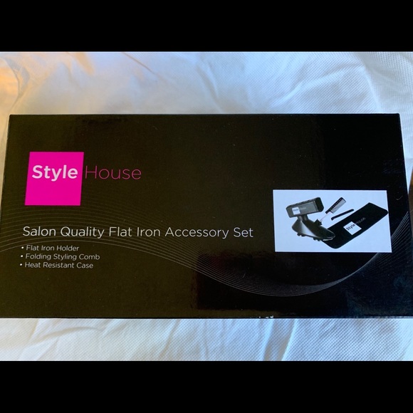 Style House Salon Quality Flat Iron Accessory Set - Picture 2 of 2